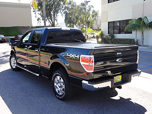American Roll Tonneau Cover Truck Covers USA - Matte Black - CR101MT-A