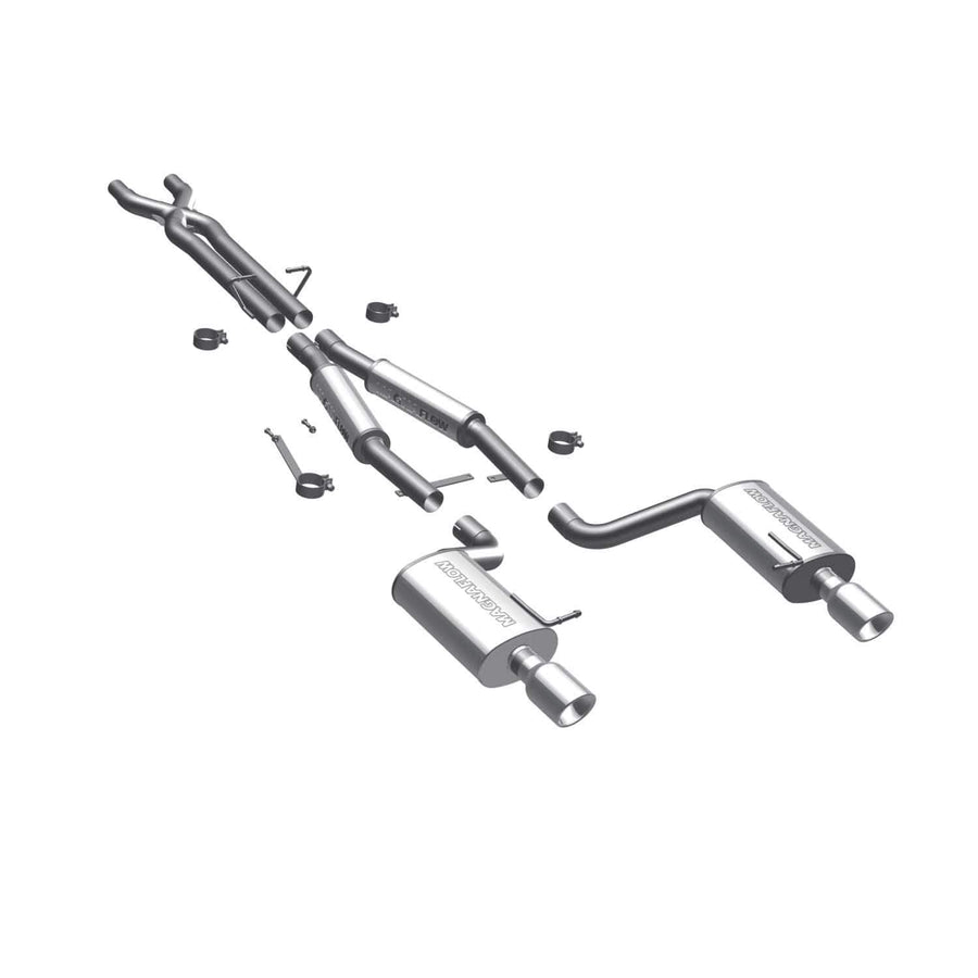 Large MagnaFlow Stainless Steel Performance Exhaust System Kit 16586
