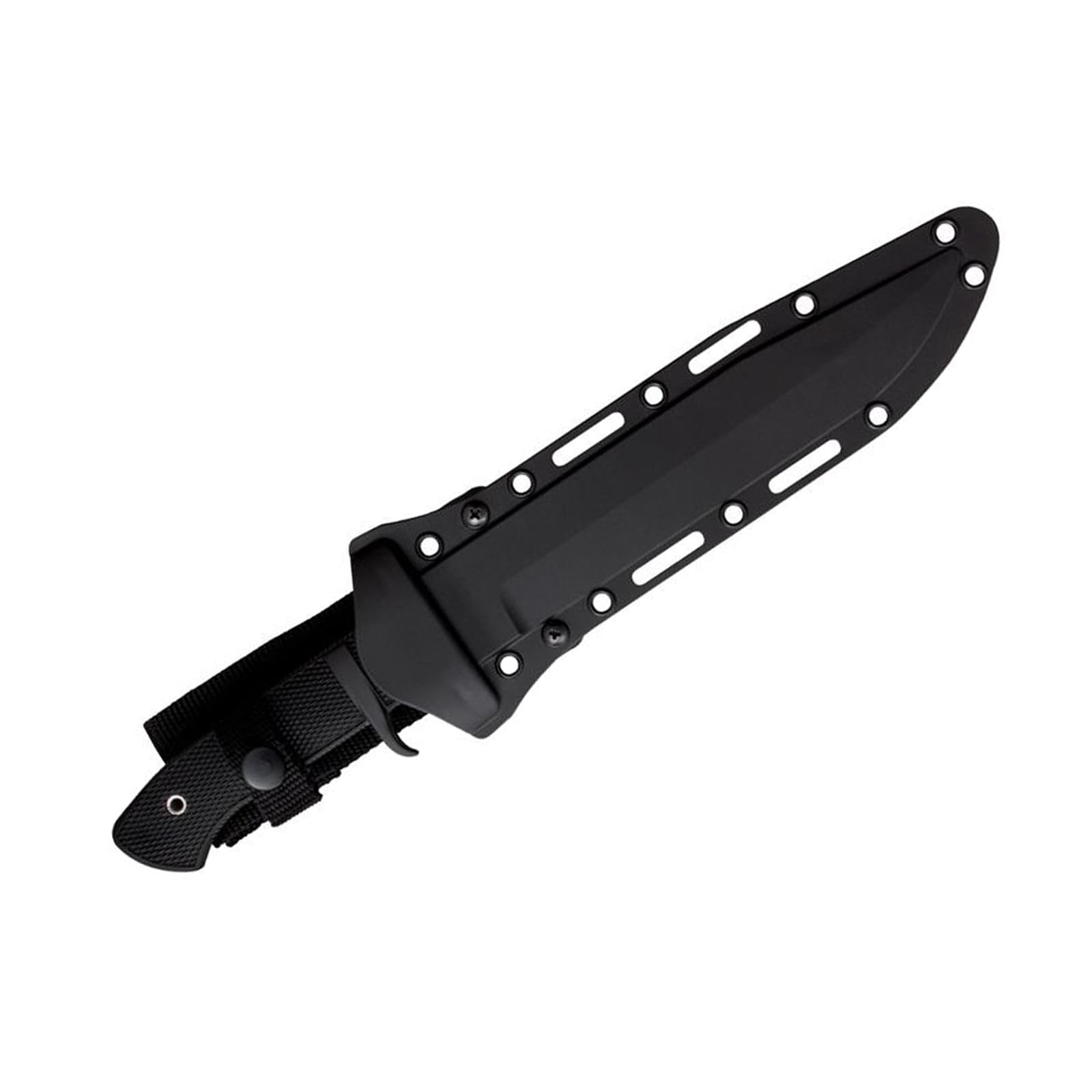 COLD STEEL 8.25" OSS Japanese AUS8A Clip Point Blade 5.125" Kray-Ex Handle Tactical Outdoor Hunting Fixed Blade Knife w/Secure-Ex Sheath