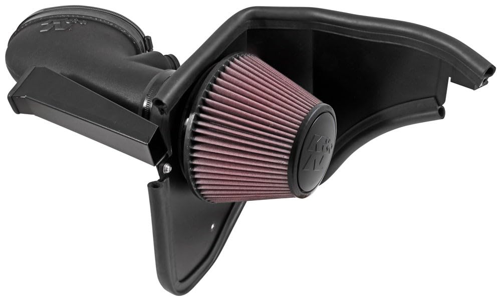 Cold Air Intake System K&N: High-Flow Air-Filter, Increase Performance & Horsepower: Compatible with 2008-2013 BMW M3, 63-1116