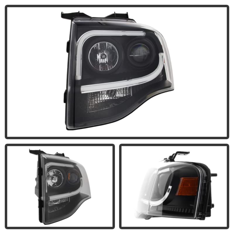 Auto Spyder 5079503 Projector Style Headlights Black/Clear