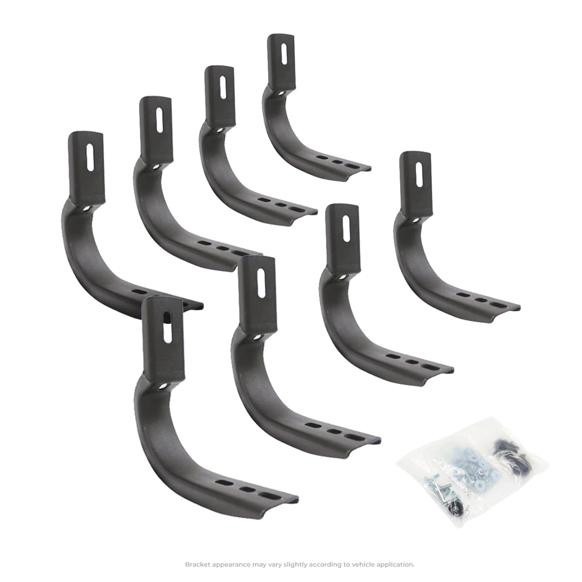 OE Xtreme Go Rhino Brackets | Mild Steel, Textured Black | 6840475 | Fits Various 2019 - 2024 Chevrolet Silverado & GMC Sierra (See Description)
