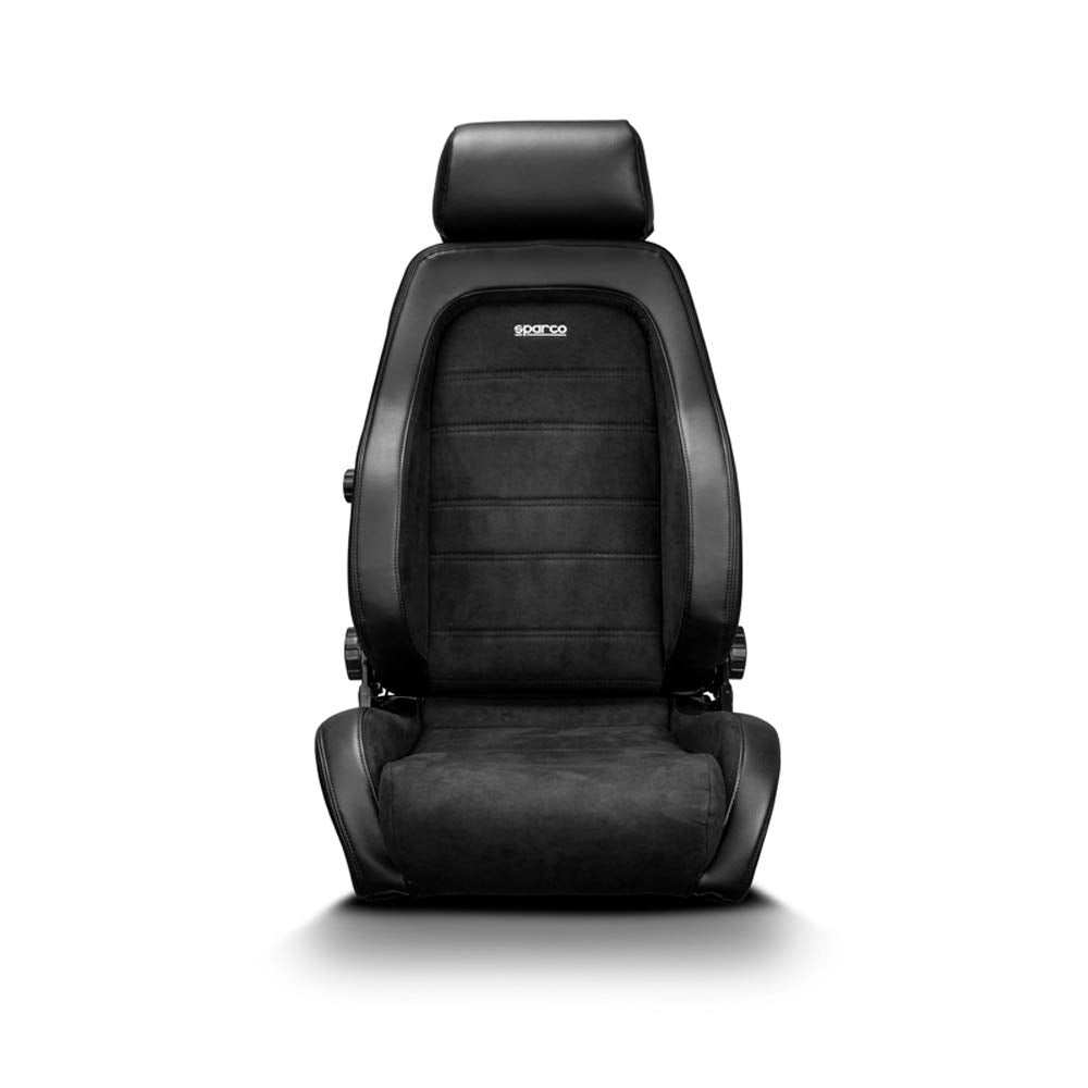 Black Skai/Microfibre Sparco Sport Seat GT - Reclinable
