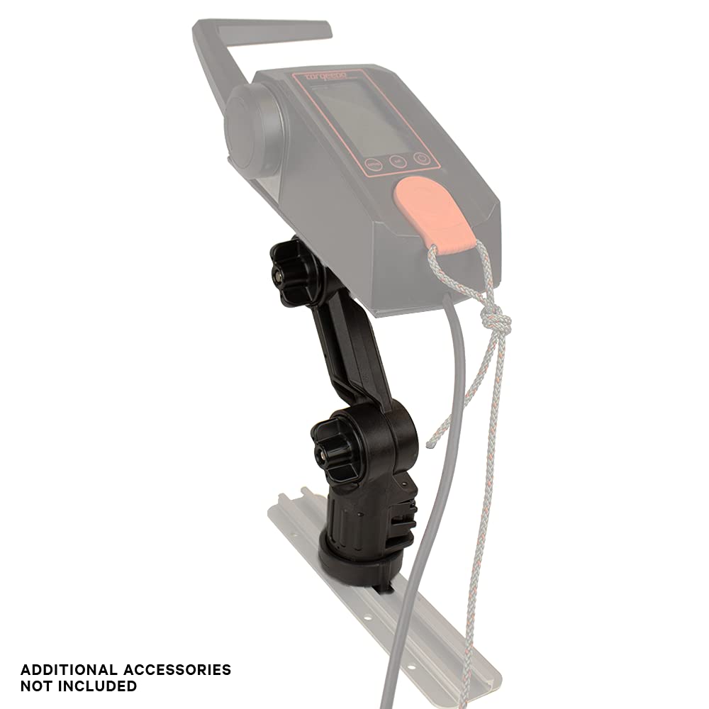 YakAttack Throttle Mount Torqeedo with LockNLoad Track System | Universal Kayak Accessory for GearTrac & MightyMounts | Secure Adjustable Fit | Made in USA