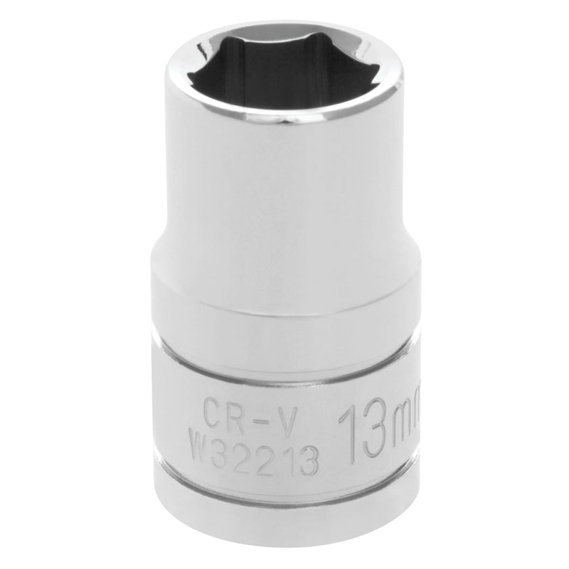 W32213 Performance Tool Socket (1/2-Inch Drive 13mm 6 Point), 1 Pack