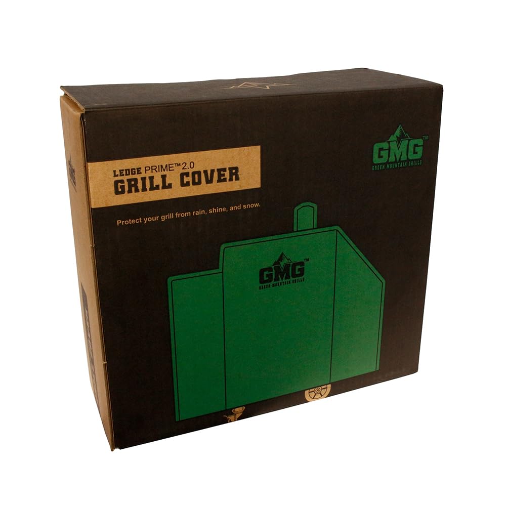 Green Mountain Grills Ledge Cover Prime & DB Choice Models Weather Resistant, Black, GMG-6044