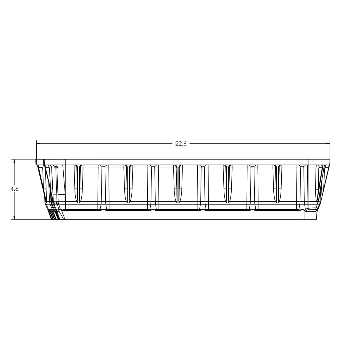 328052020 PPE Heavy Duty Transmission Pan (Black) Compatible with 2011-2019 Ford 6.7L with 6R140 Transmission