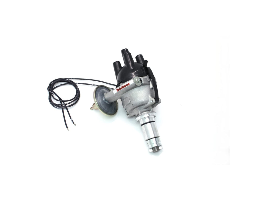 Pertronix Flame-Thrower D172401 Plug and Play Vacuum Advance 12V Positive Ground Electronic Distributor with Ignitor for British 25D 4-Cylinder Engine