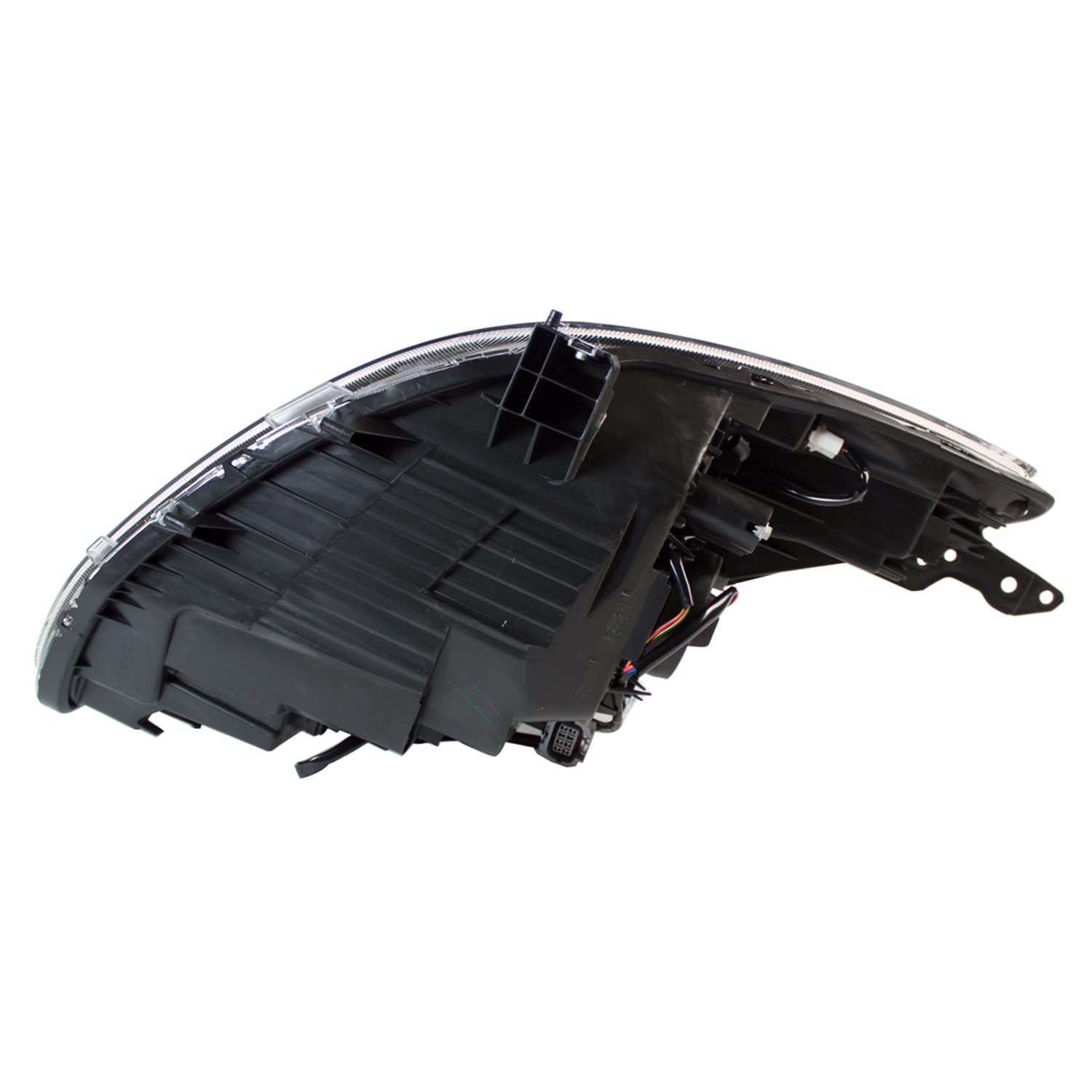 Left TYC Headlight Assembly Compatible with 2011-2014 Mazda Mazda2