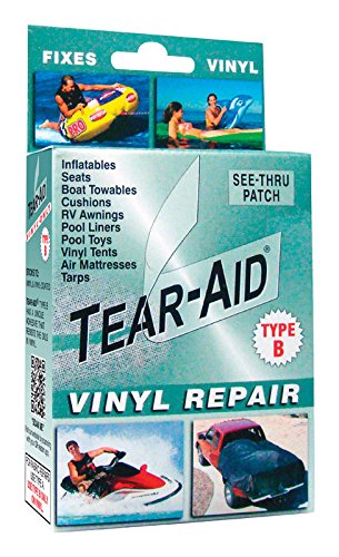 Tear-Aid Repair Vinyl Patch Kit 3" X 12" 7/8" X 7/8" 1-3/8" X 1-3/8" Type B Green