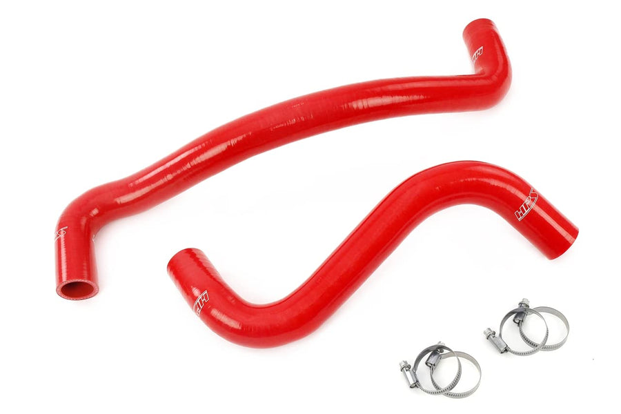 Red HPS Performance Silicone Radiator Hose Kit Compatible for 1977-1983 Mercedes-Benz 240D 2.4L Diesel 1978-1981 300CD 1977-1981 300D 1979-1980 300TD 3.0L Diesel, 57-2044-RED