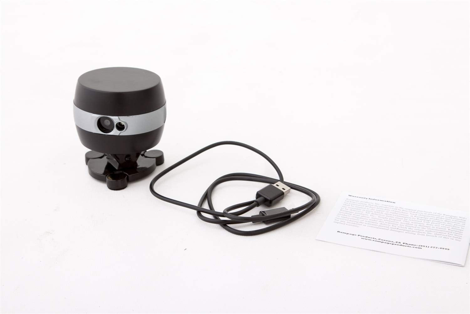 Portable RAMPAGE PRODUCTS Wi-Fi Backup Camera | Black/Silver, 12V, USB Connector | 7710 | Universal Fit