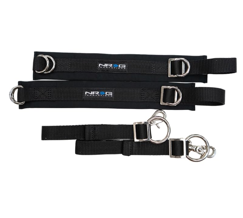 SFI 3.3 NRG Arm Restraints One Pair - Black