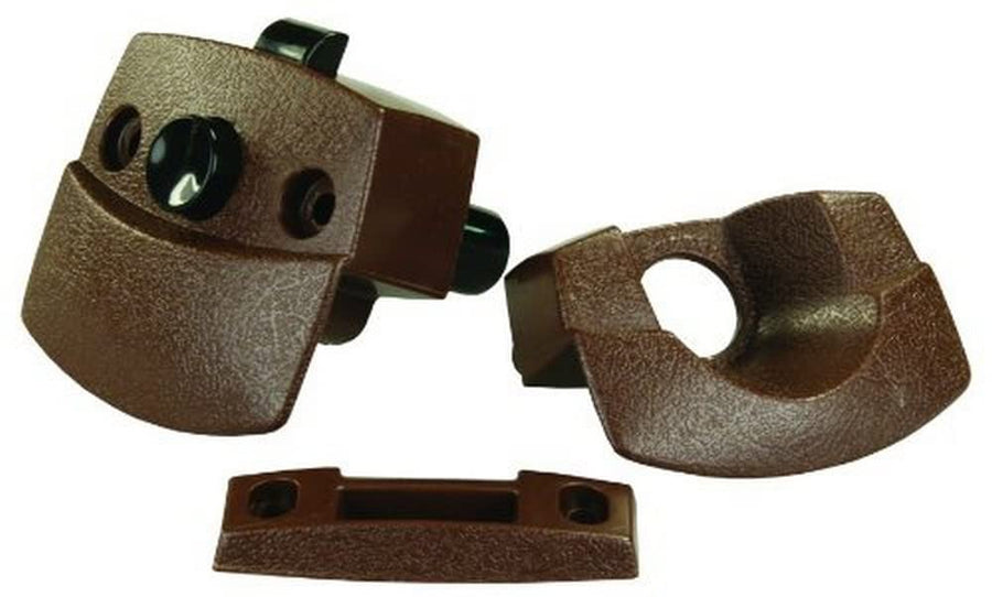 Sliding Door JR Products Privacy Latch 20505 - Brown