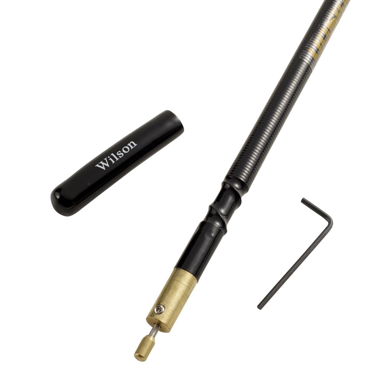 305-483 Wilson Antennas CB Antenna Silver Load FGT Series 3FT Fiberglass Whip Antenna AM|FM Ready-Black