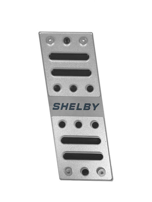 Muscle Cars Drake FS3Z-6112020-BL Dead Pedal Cover Billet Aluminum Shelby Logo