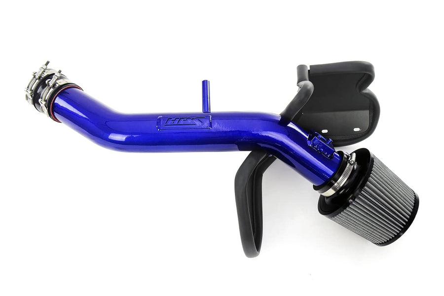 HPS Blue Performance Air Intake Kit with Heat Shield Compatible for 2007-2011 GS350 3.5L V6, 827-720BL