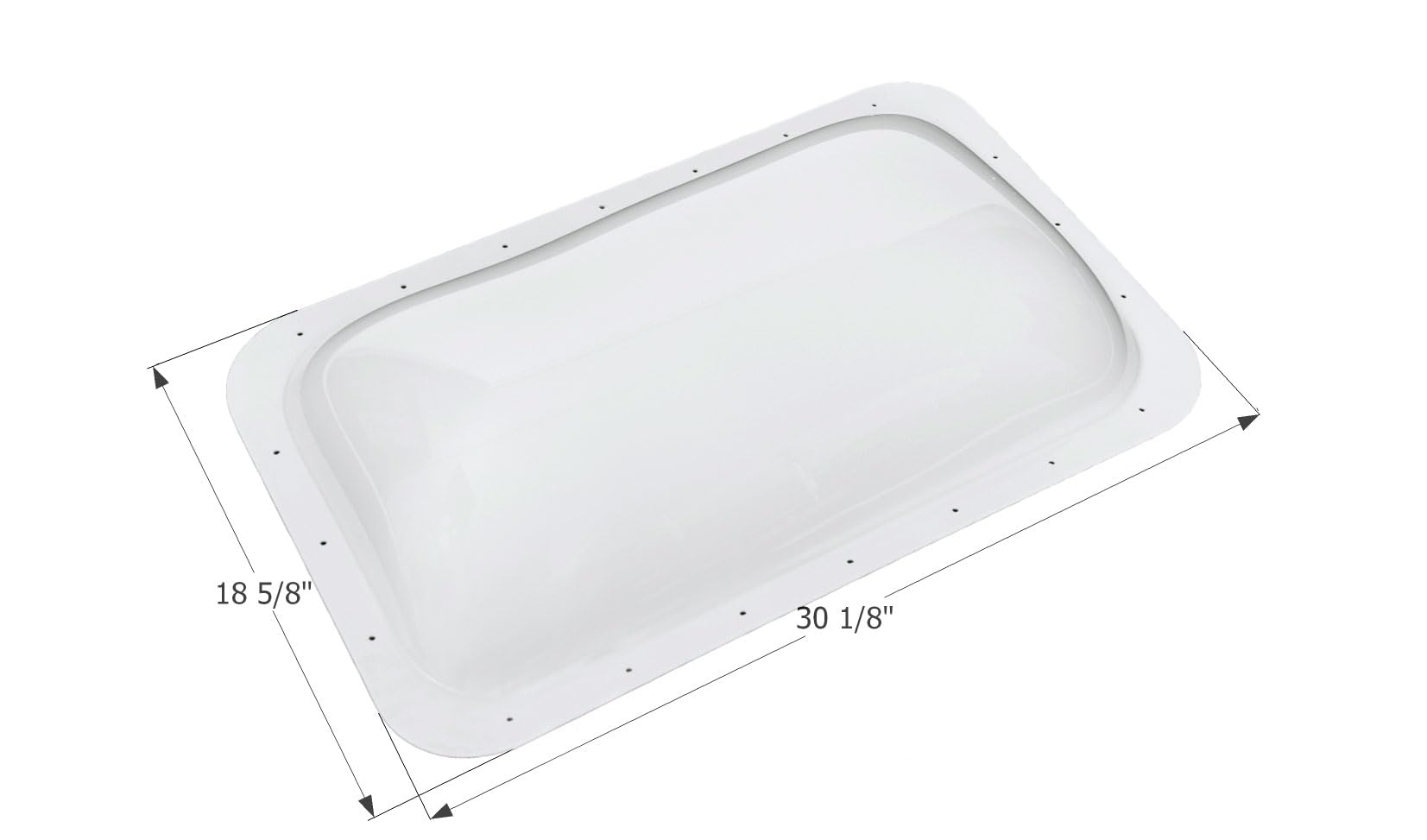 Skylight ICON SL1627W White 30 1/8 in x 18 5/8 in Electric Light