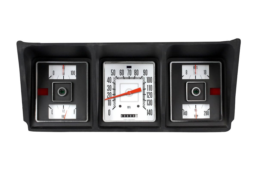 FT73W Classic Instruments Direct-Fit Gauge Package - White