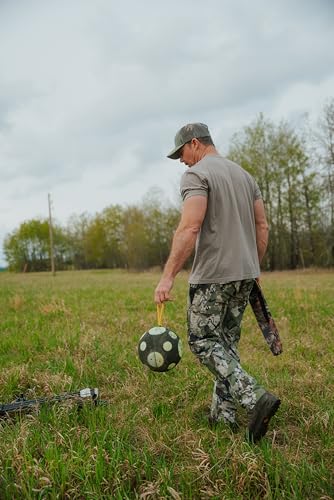 Rinehart 9" Field Target RFT | Portable Sand-Filled Archery Target with Carry Handle | Broadhead & Field Point Compatible | Made in USA