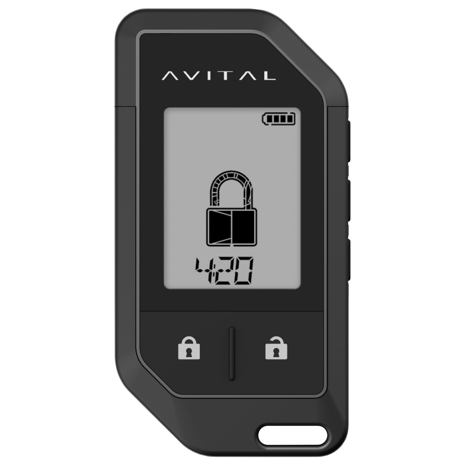 2-Way LCD Avital 3308L Vehicle Security System with 2 Remotes (Compatible with Directed by VOXX SmartStart-Pro)