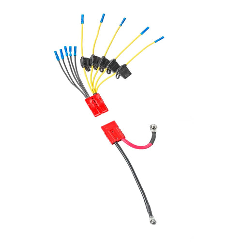12V Connect-Ease Battery Connector Kit CE12VB5FK | Easy 5-Lead Fused System for Any Marine Electronics | Power Depth Finders, GPS Units, Pumps & More | Marine-Grade UL1426 Wire | Battery NOT Included