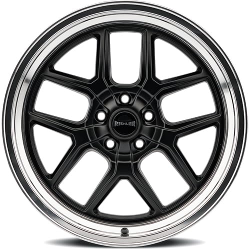 20x10 Ridler 610 Matte Black Wheel Rim +0mm 5x4.75" Inch 20"