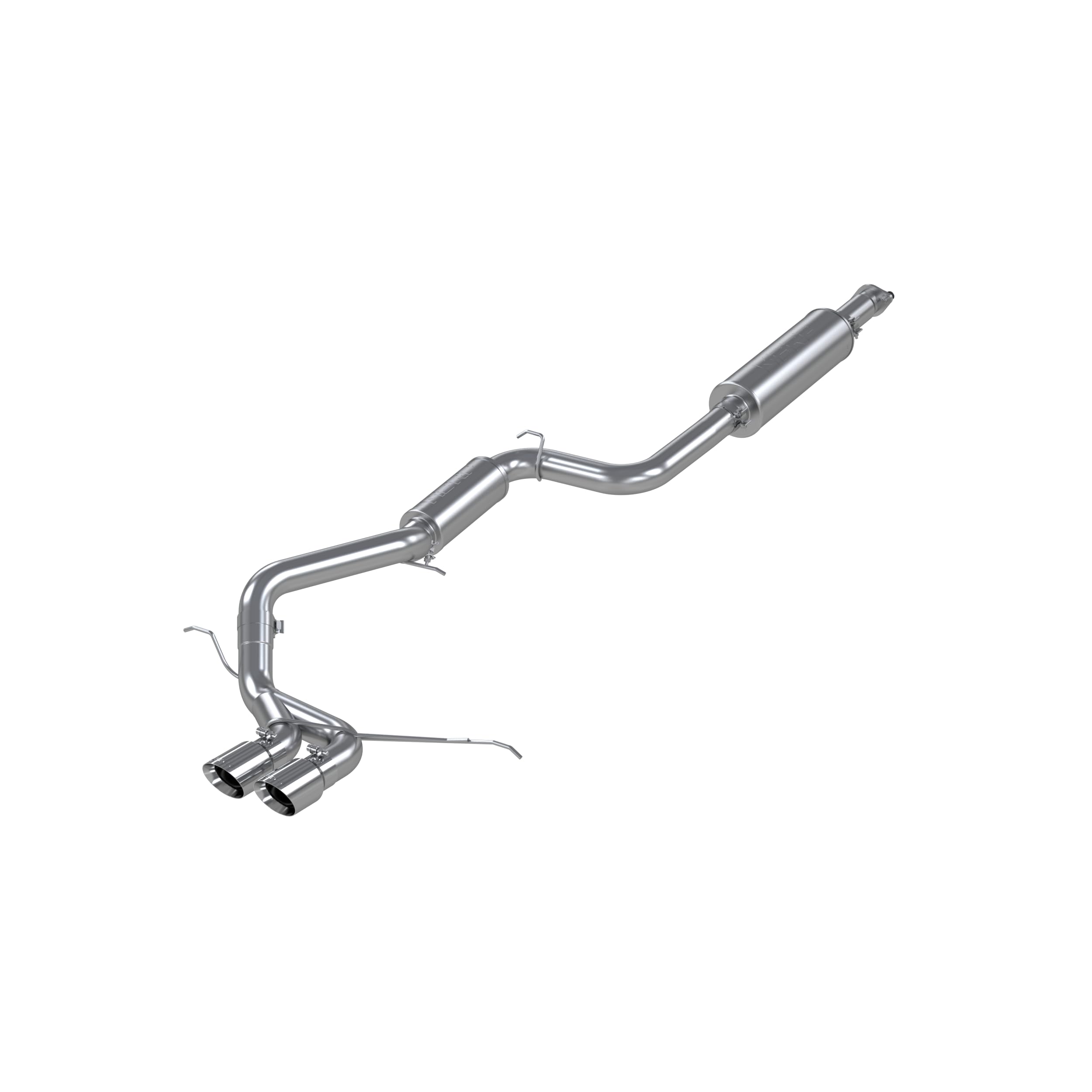 3" MBRP S4200AL Cat Back, Dual Center Outlet Exhaust System (Aluminized Steel)