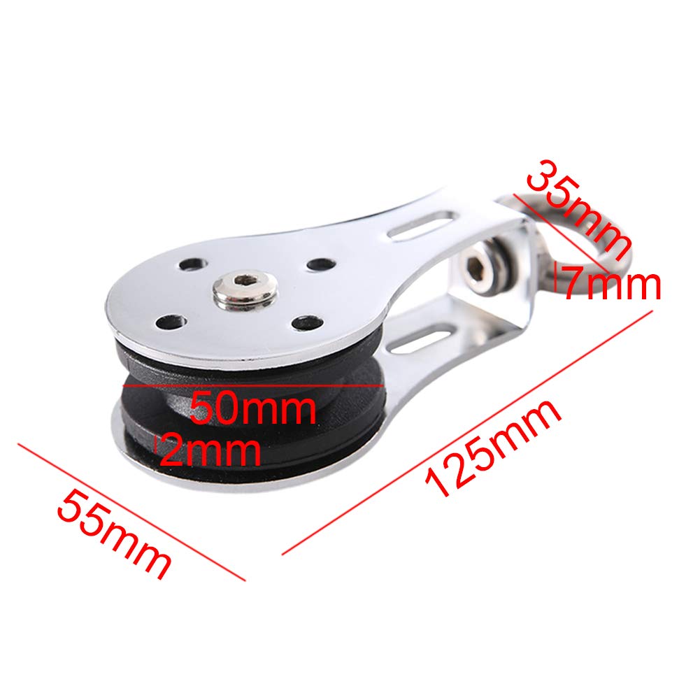 Lifting Bearing Pulley Gym 300KG Fitness Silent Traction Wheel Training Accessories Durable Stainless Steel Hanging ock Tools Swivel