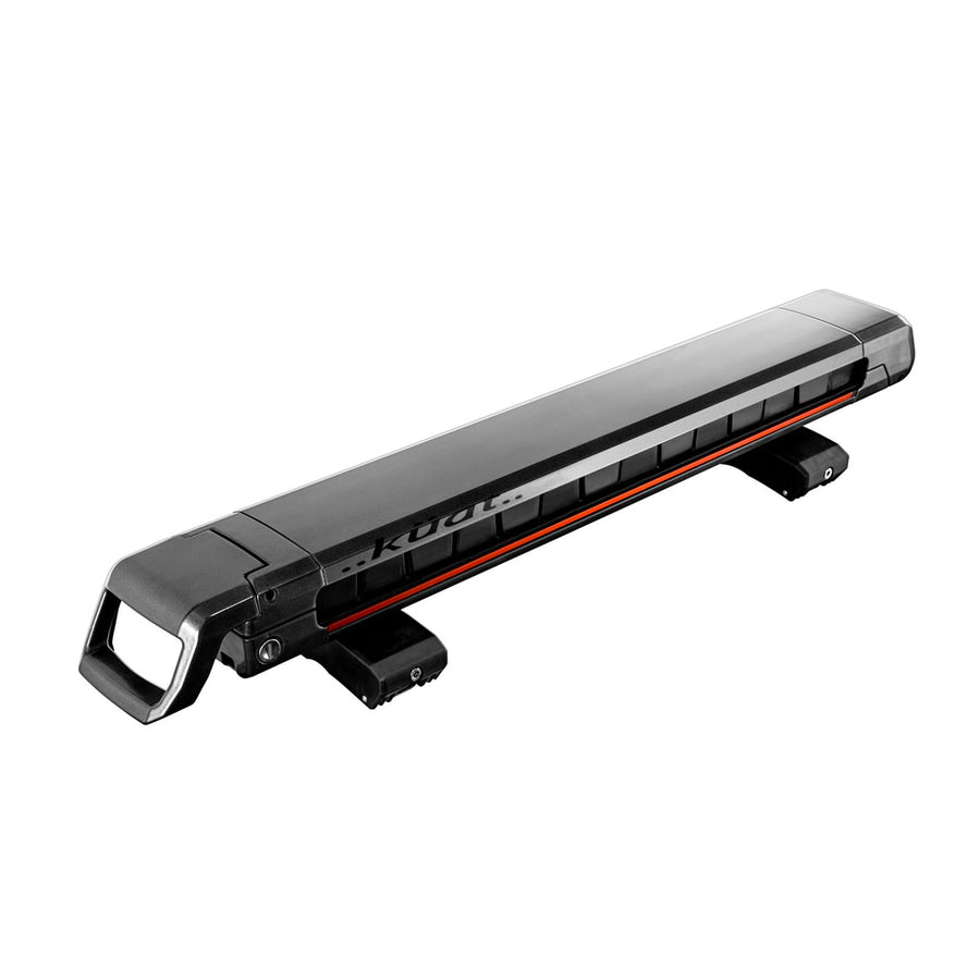 Grip 4 KUAT Durable Universal Car SUV Rooftop Crossbars Mounted Winter Sports Gear Hauling Transportation Slide-Out Locking Clamshell Rack, Fits 6 Skis/4 Snowboards - Gray with Orange Anodize