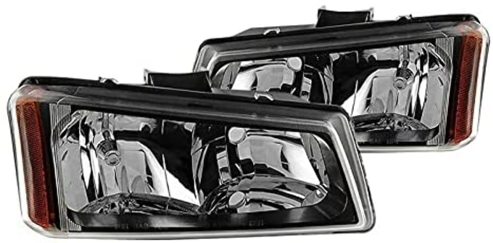 5072245 xTune Crystal Headlights Black/Clear