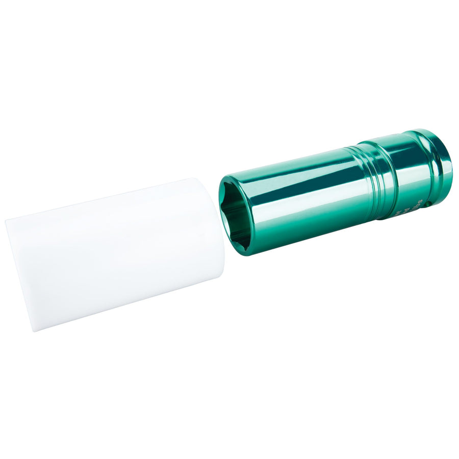 W32926 Performance Tool 1/2-Inch Impact Drive 22mm Thin Wall Socket, 1/2-Inch Impact Drive 22mm, Teal