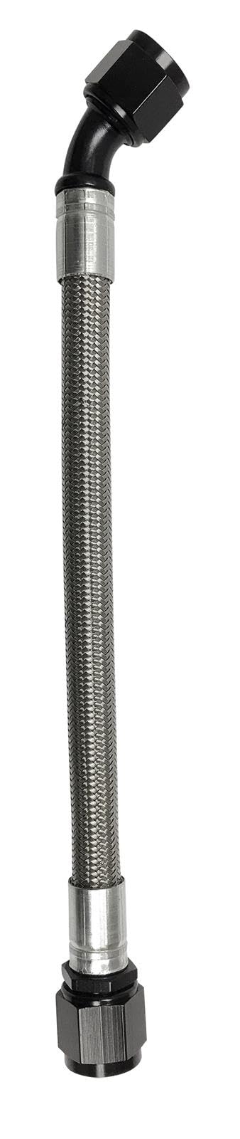 PTFE Hose Assembly Fragola -10AN Straight x 45 Degree 12in