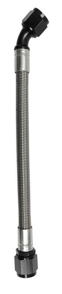 PTFE Hose Assembly Fragola -10AN Straight x 45 Degree 12in