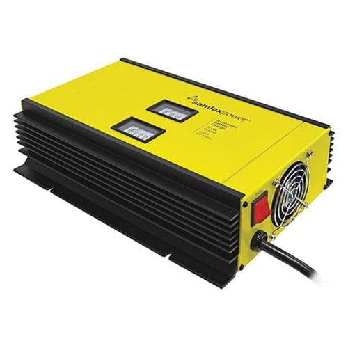 40A Samlex Battery Charger - 24V - 2-Bank - 3-Stage w/Dip Switch & Lugs - Includes Temp Sensor