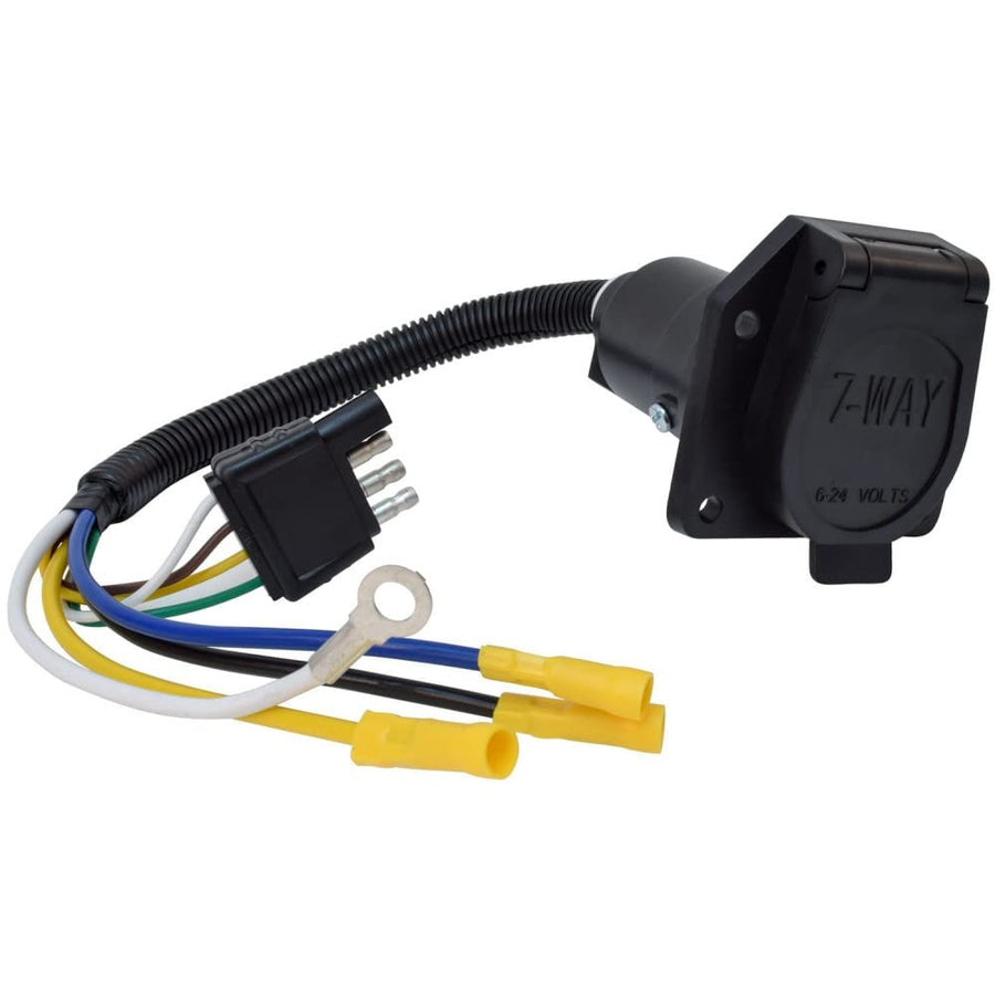 Valterra A10-7084VP 4 Way to 7 Way Pre-Wire Harness , Black