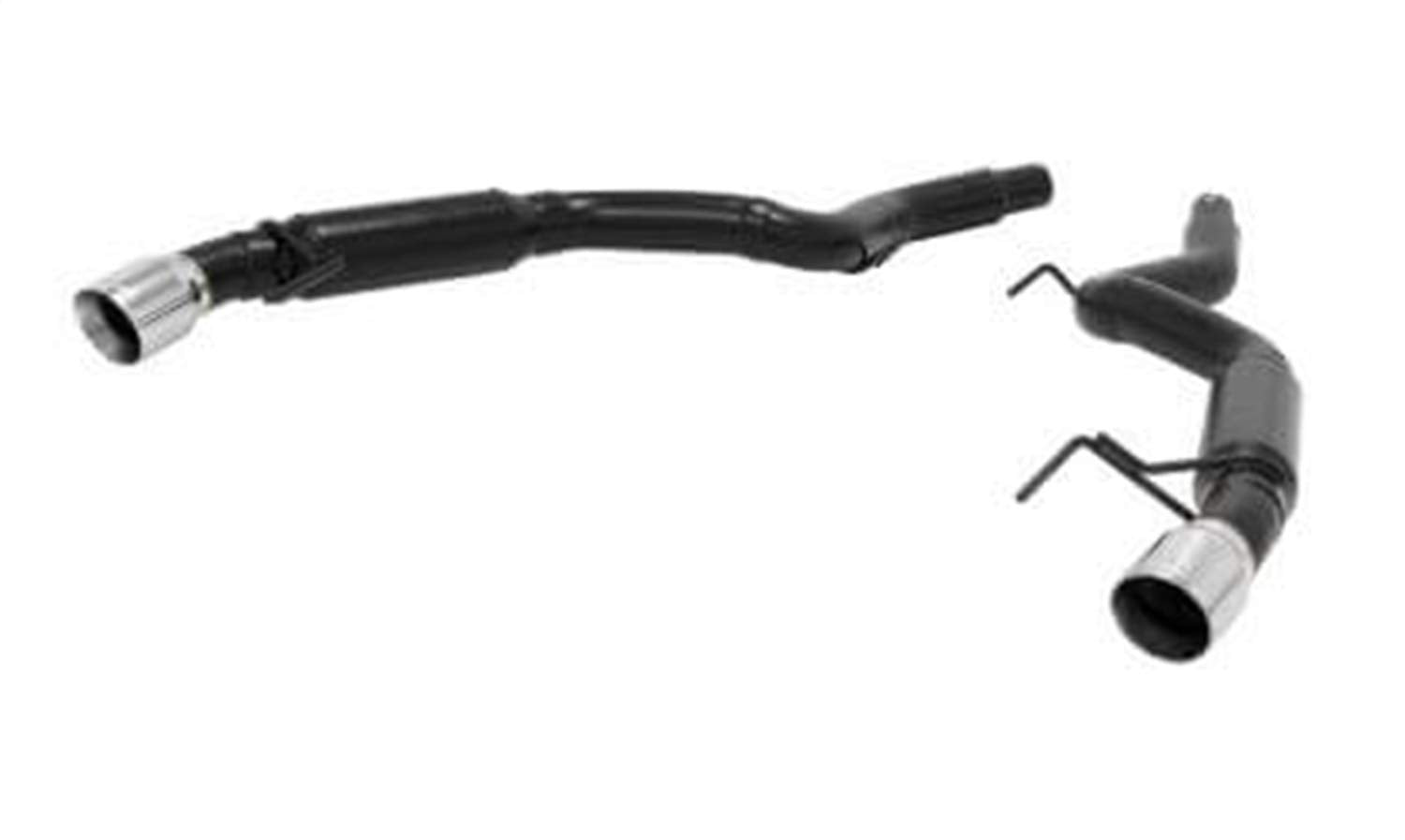 Outlaw Flowmaster 817732 Axle-Back Exhaust Kit 3 Inch 409 Stainless Steel 4 Inch Black Ceramic Coated 304 Stainless Tips Compatible with 2015-2017 Ford Mustang GT 5.0L Coupes & Convertibles