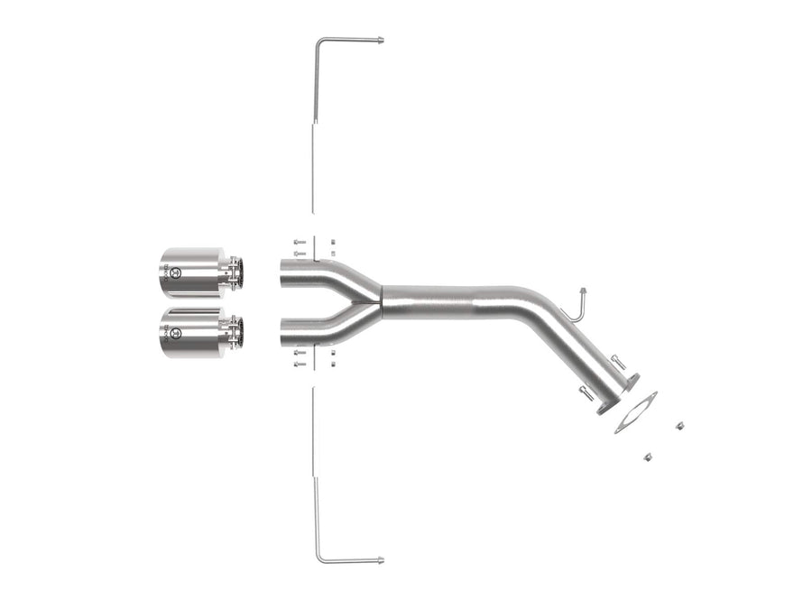 Takeda aFe Power 49-37012-P Axle-Back Exhaust System