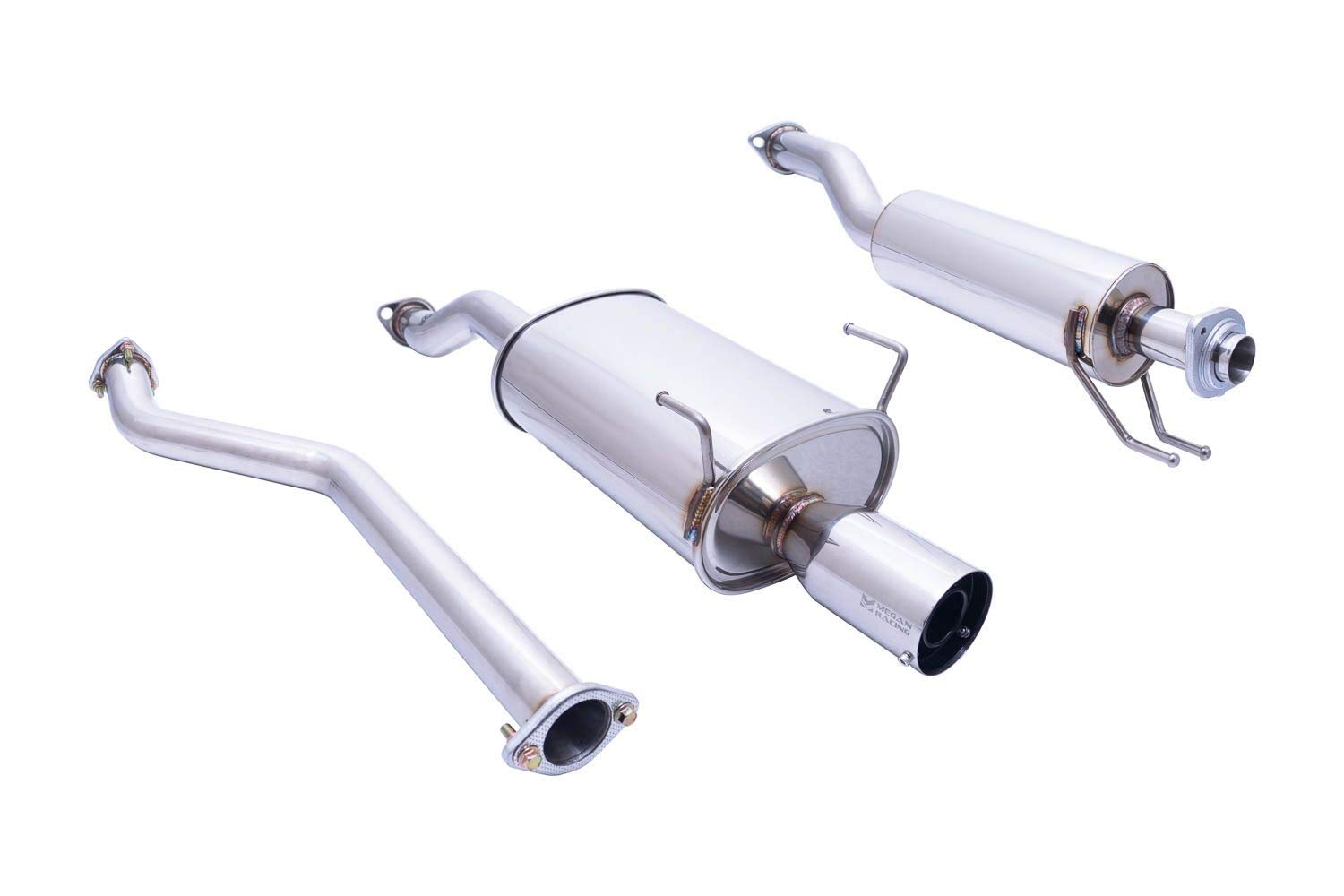 Stainless Steel Megan Racing MR-CBS-AR02NS Cat-Back Exhaust System