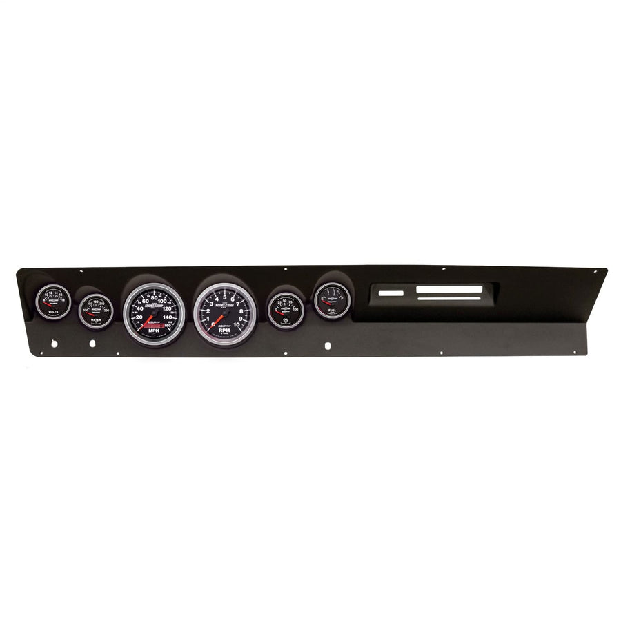AutoMeter Dash Kit Direct Fit, (3 3/8" X2, 2 1/16" X4), Dodge Dart 67-69, Sport-Comp Ii (2119-12)