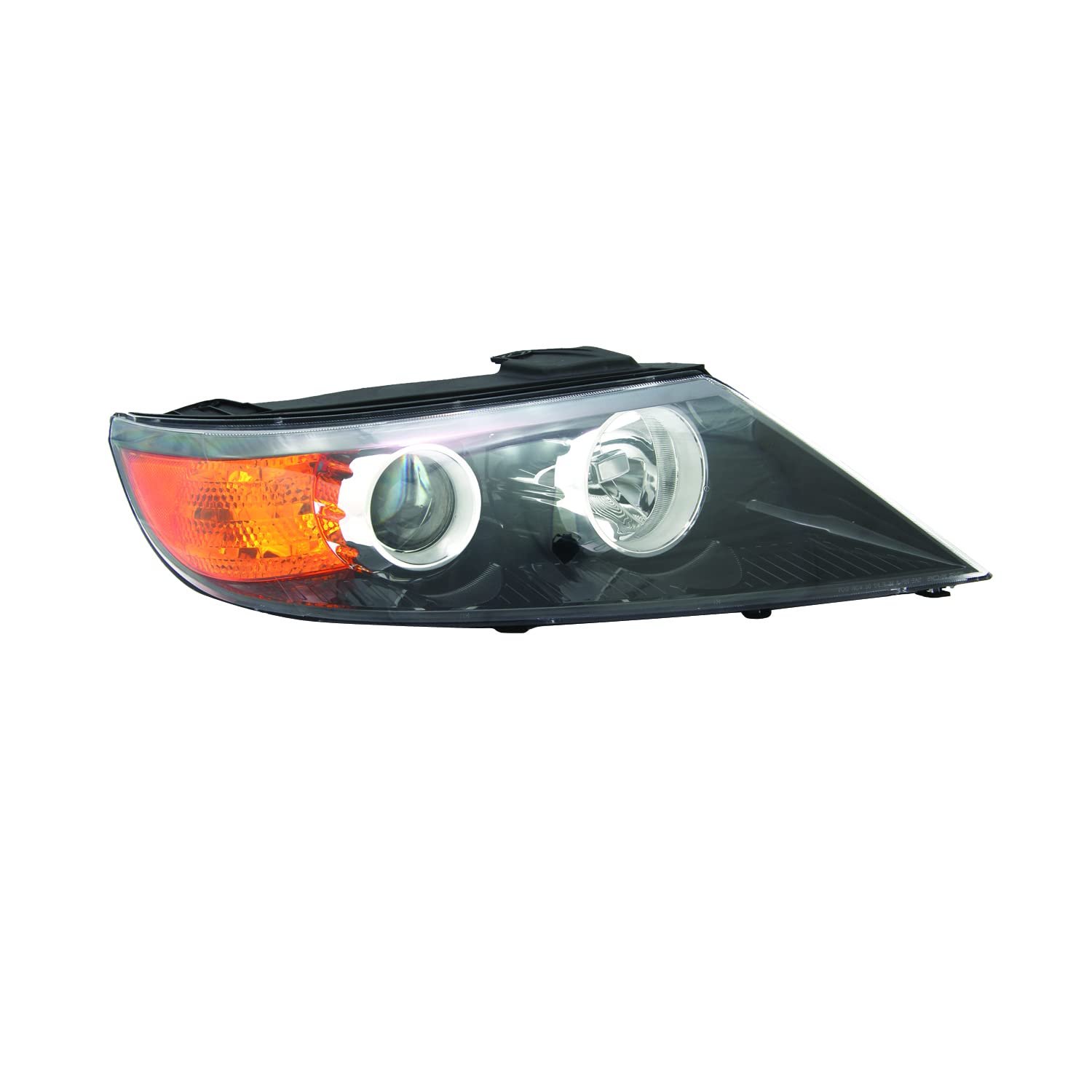 Right TYC Headlight Assembly Compatible with 2011-2013 Kia Sorento