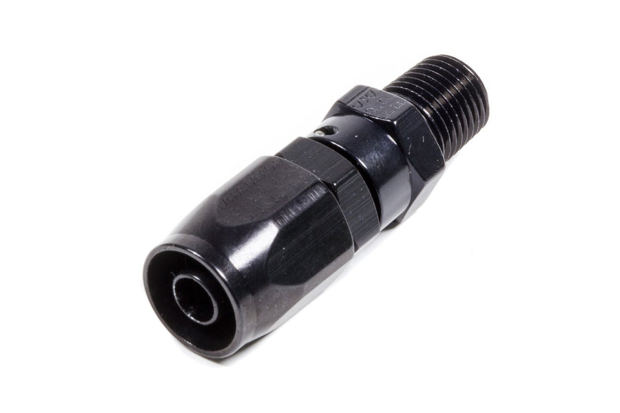 6 Str. x 1/4 MPT Fragola Hoseend Black 190106-BL