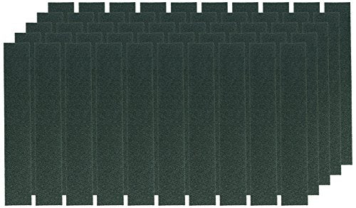 3M Green Corps Hookit Sheet, 36, 00543, 2-3/4 in x 16-1/2 in, 50 sheets per carton