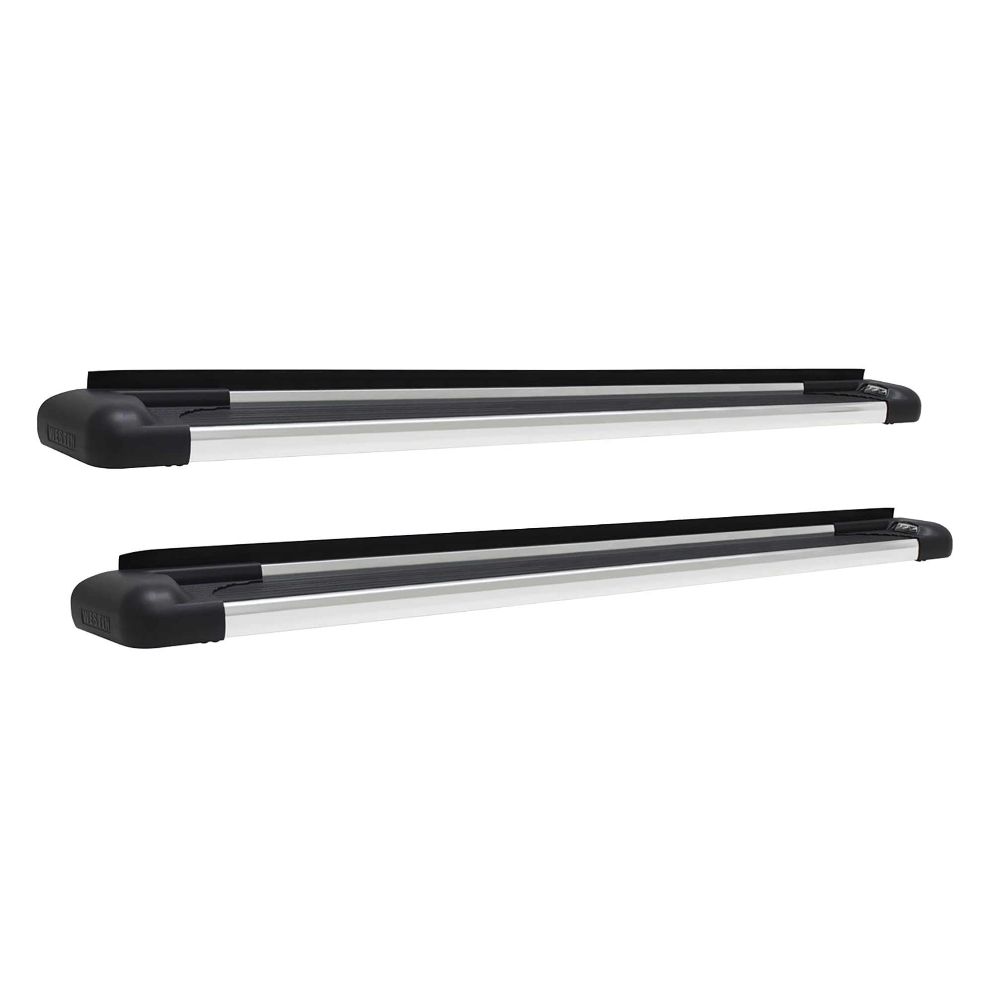 27-65750 Westin SG6 Aluminum Polished Running Boards Pair 85.5 in (Required Mounting Kit Sold Separately)
