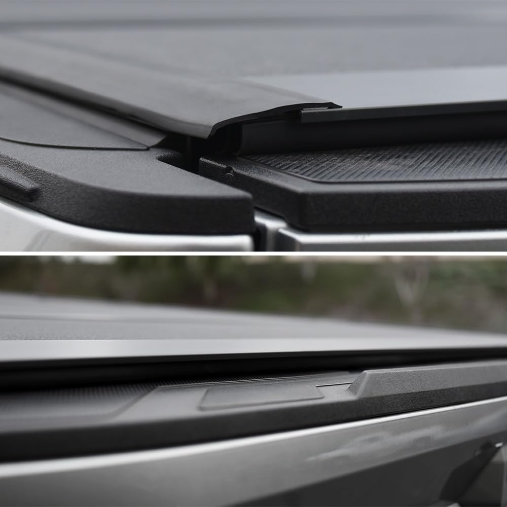 CoveRex TFX Series Armordillo USA Low Profile Hard Tri-Fold Truck Bed Tonneau Cover Fits 2016-2024 Nissan Titan 5.5 Ft (66") Short Bed