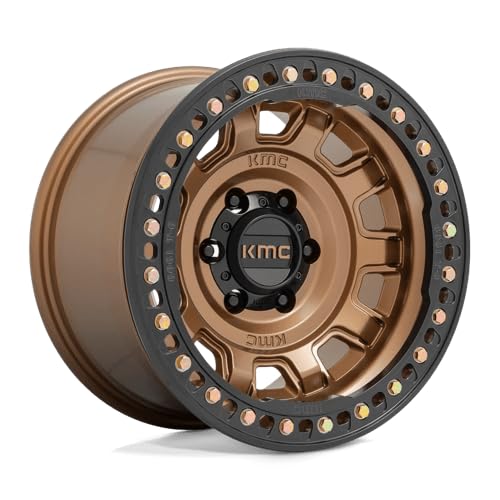 KMC Wheels 17X9 TANK BEADLOCK 5X5.03.5 -38mm MATTE BRONZE - KM23679050638N