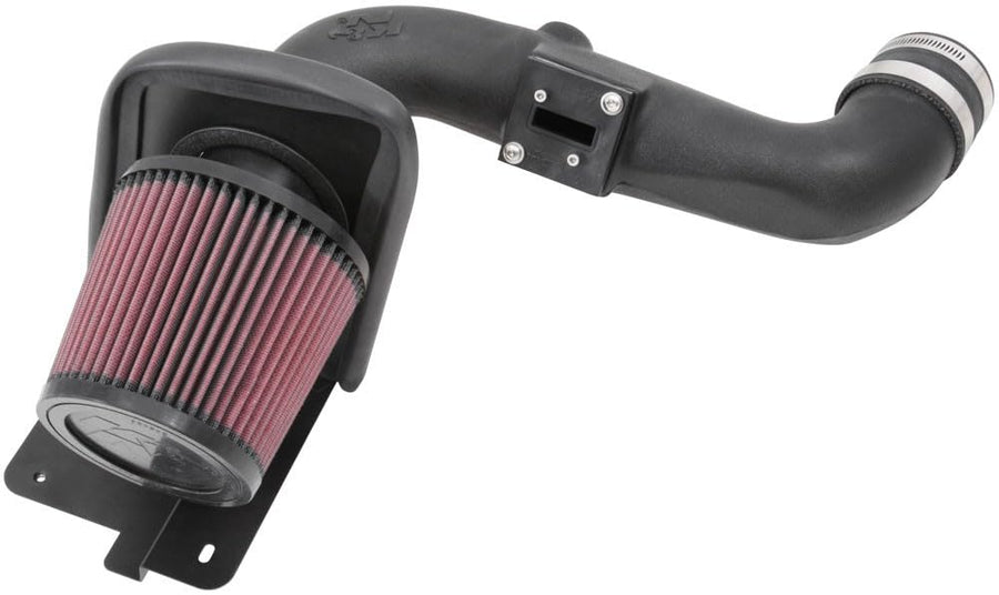 Cold Air Intake System K&N: High-Flow Air-Filter, Increase Performance & Horsepower: Compatible with 2014-2019 FORD Fiesta ST, 63-2587