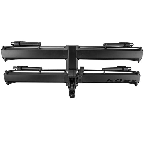 Piston Pro KUAT 2" Platform Rack - Secure Rugged Durable Portable Foldable Easy-to-Use No Frame Contact Dual Ratchet 2-Bike Hauling Platform with 5" Max Tire Width