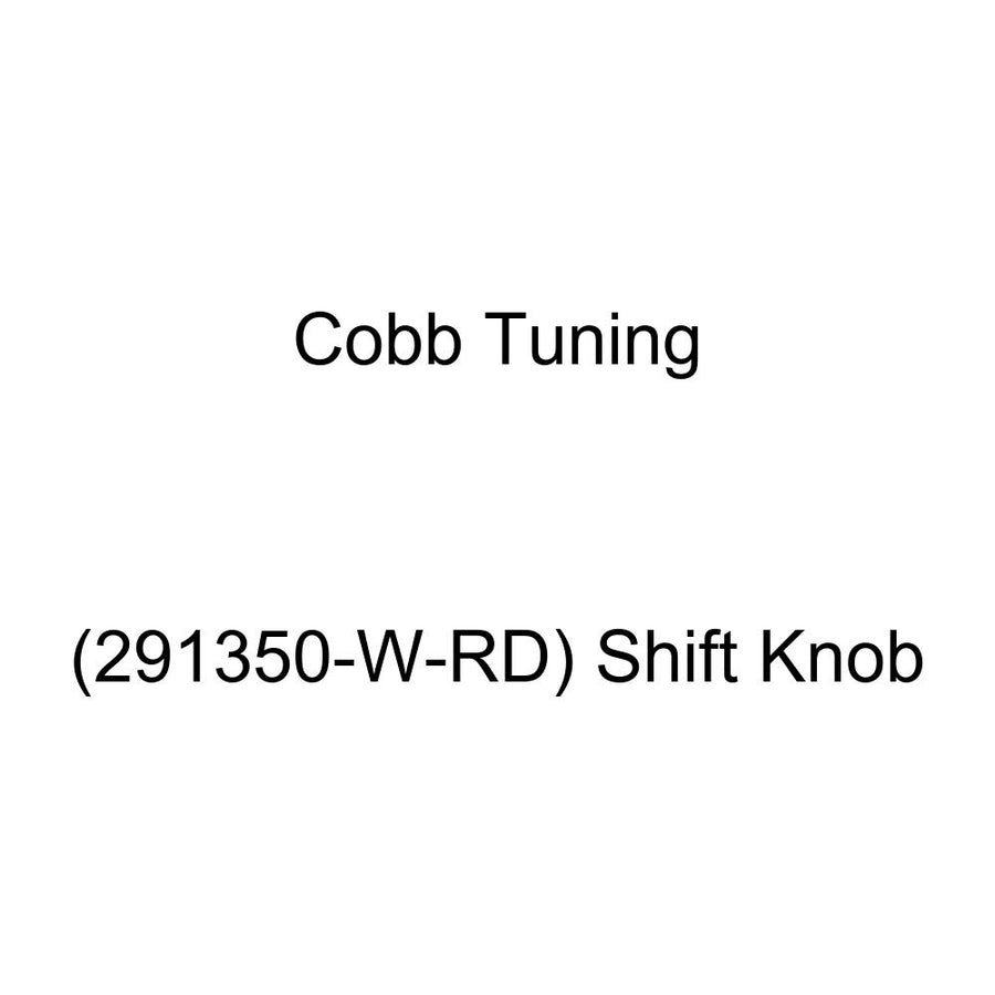 Shift Knob Cobb Tuning (291350-W-RD