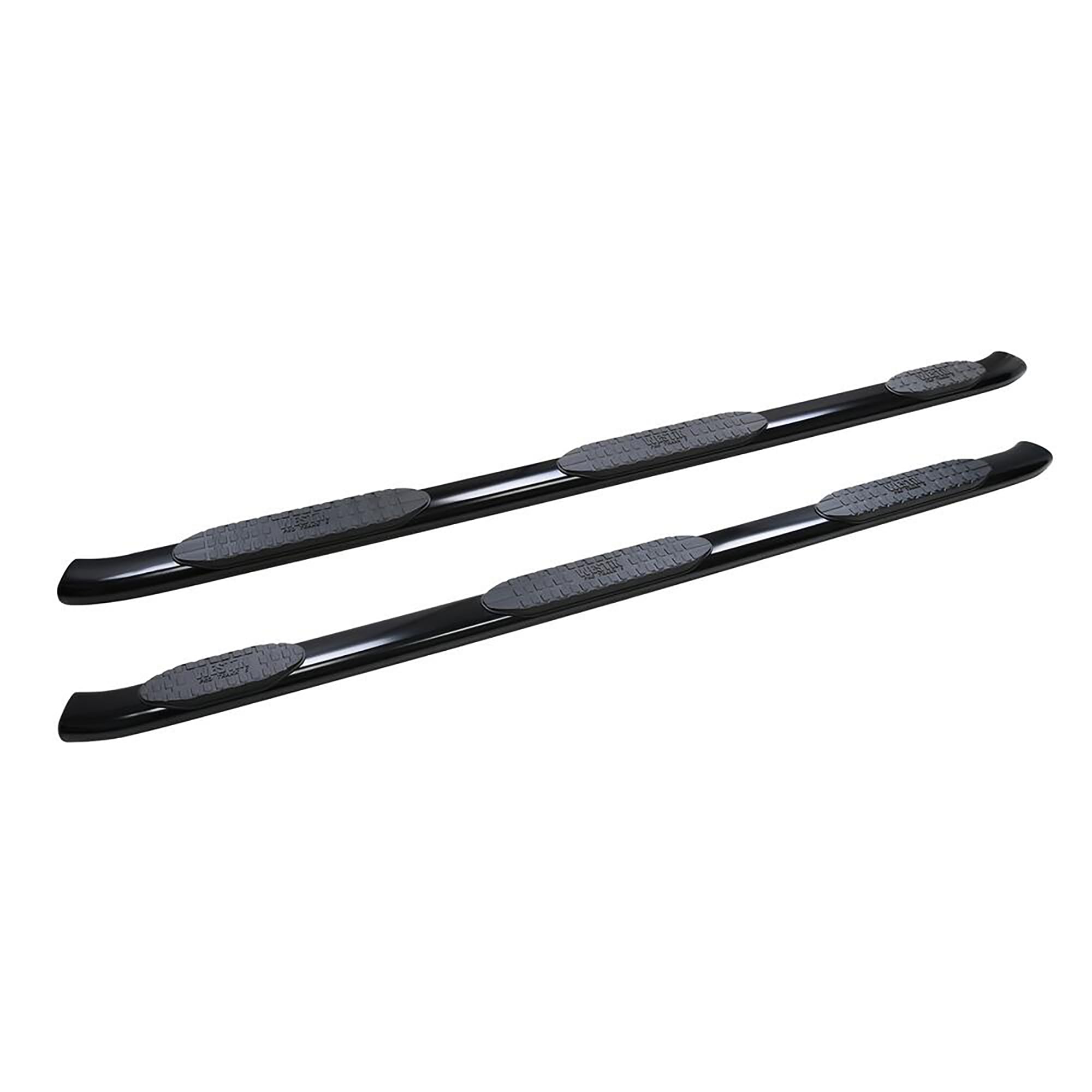 Westin PRO TRAXX 5 Oval Wheel to Wheel Nerf Bars fits 2019-2025 Ram 1500 Crew Cab 6'5" Bed (Exc 1500 Classic) Black Pair